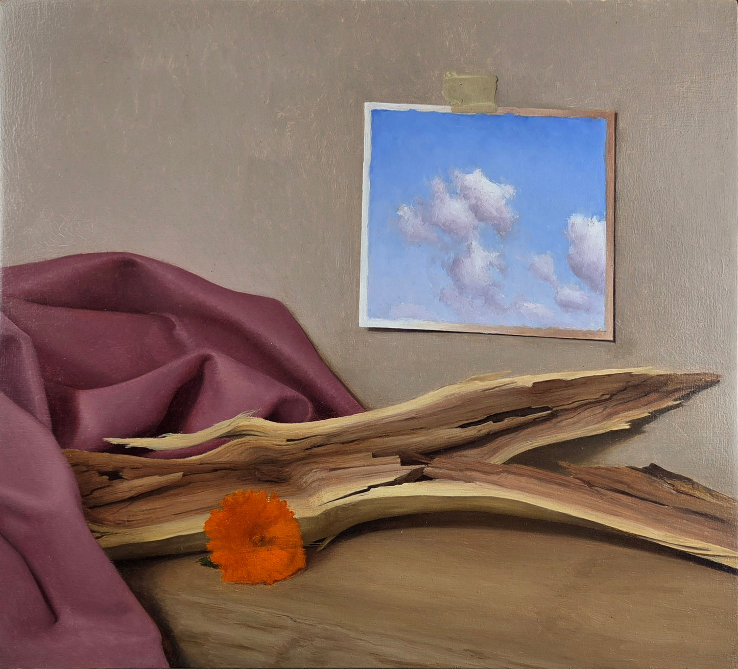 Bodegón con caléndula