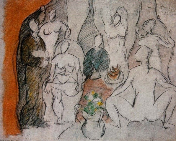De boceto a obra final