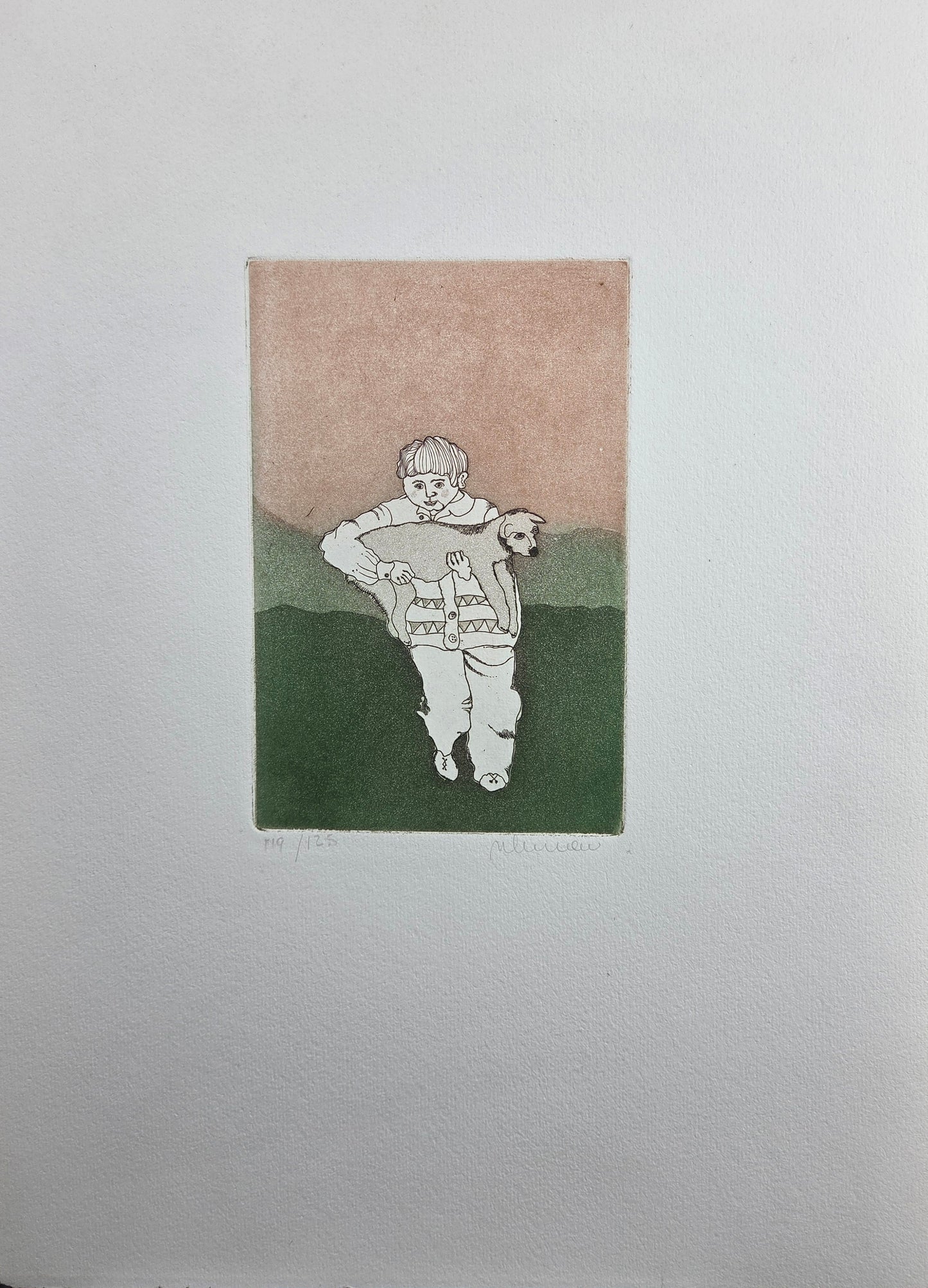 Niño con perro