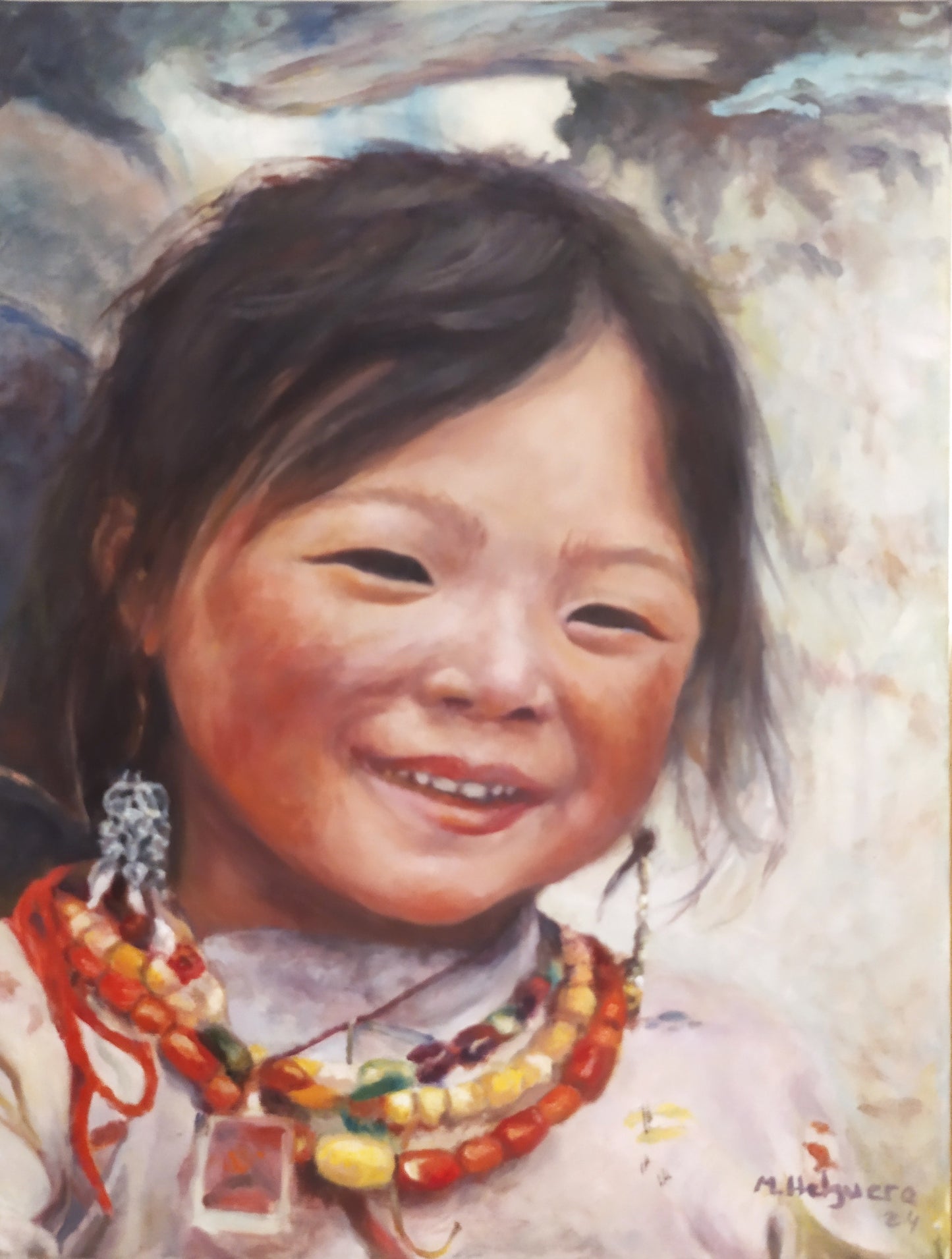 Niña nepalí
