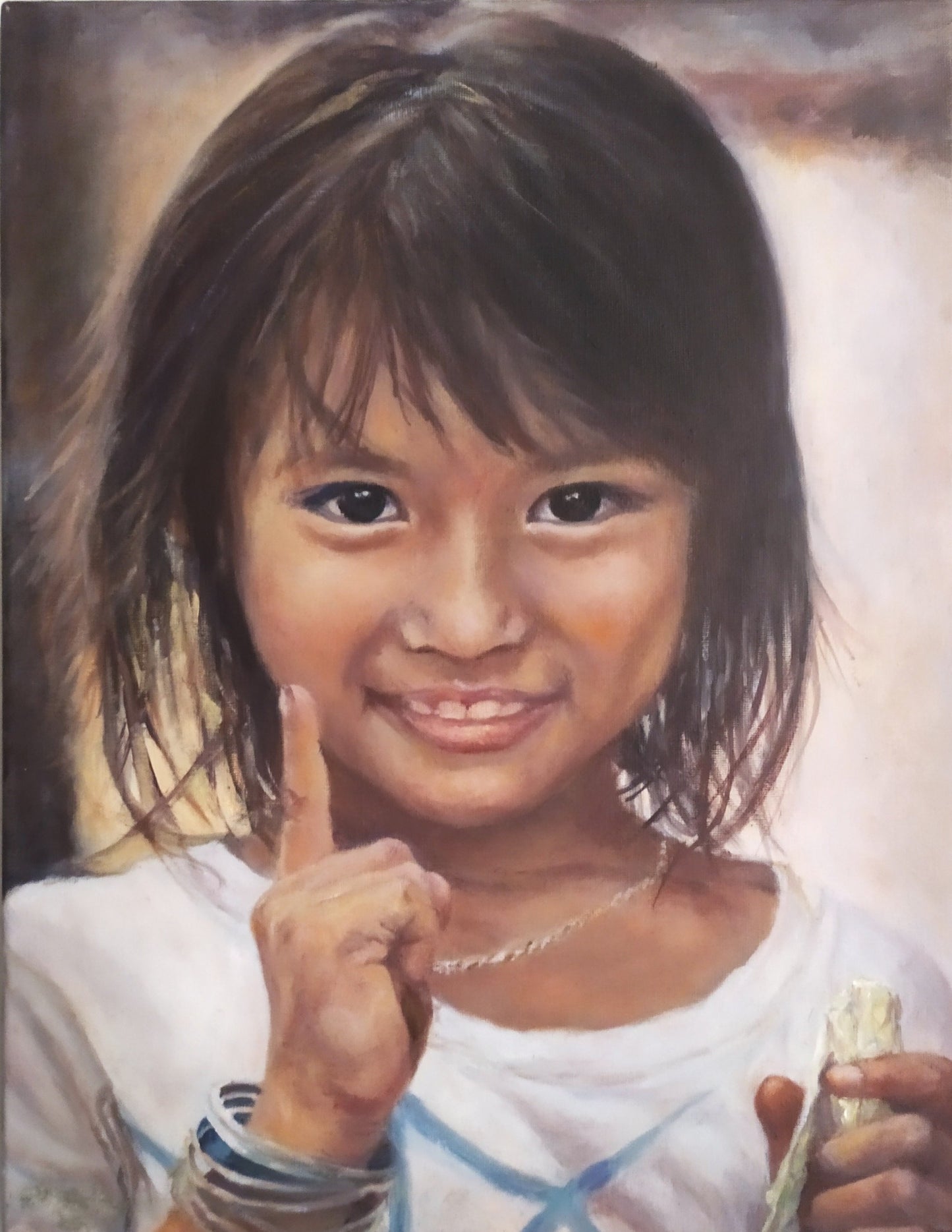 Niña polinesia