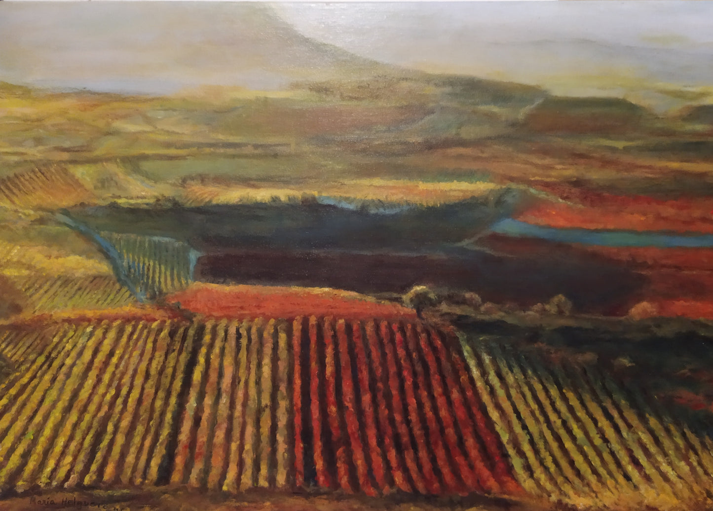 Viñedos en otoño