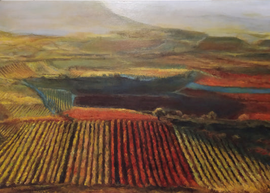Viñedos en otoño